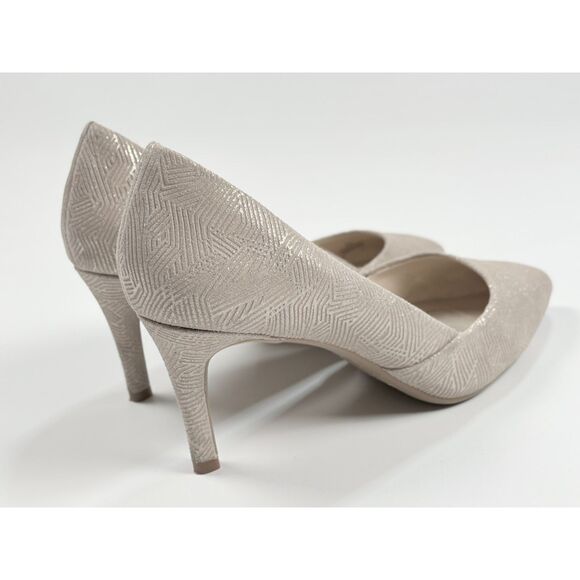 Alex Marie Women’s Heels – Size 8 M – Nude Pointed-Toe Pumps – Wedding • Office - Picture 2 of 3